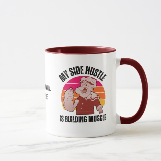Taza Divertido POPEYE Mi empuje lateral está construyen (Derecha)