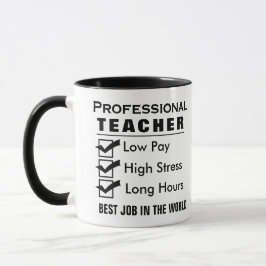 Taza Divertido profesor Personalizado Mug