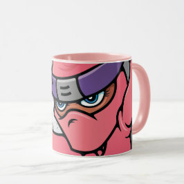 Taza Divertido rosa Ninja