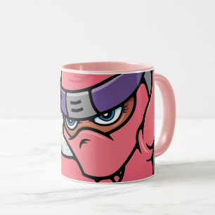 Taza Divertido rosa Ninja