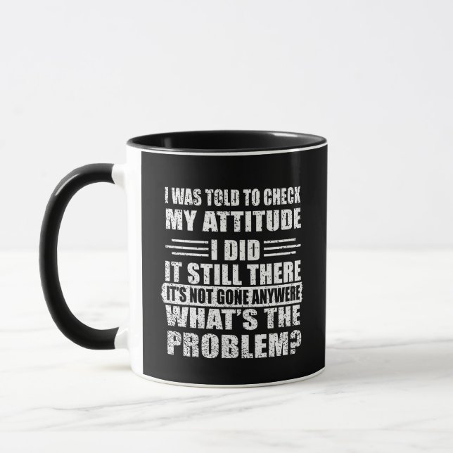 Taza Divertido sarcasmo cita sarcasmo introvertido del  (Izquierda)