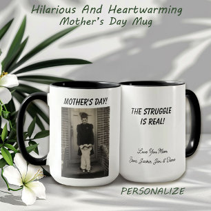 Taza Divertido y emotivo Día de la Madre