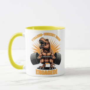 Taza Divertidos ejercicios de gimnasia para dinosaurios