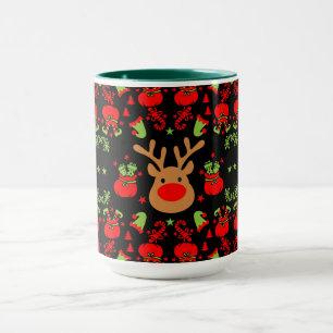 Taza Divertidos Navidades Elf envueltos