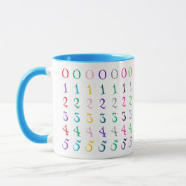 Taza Diviértete Colorido Monograma Personalizado de Niñ