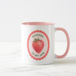 Taza Diviértete con el juego de palabras de fresa: Leer