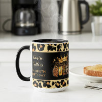 Diviértete Cumpleaños Leopardo Reina Treinta Cumpl