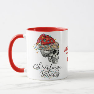 Taza Diviértete en Navidad con Vibraciones Espeluznante