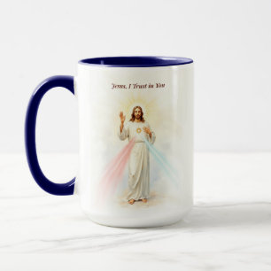 Taza Divina Misericordia Jesús Yo Confío en Ti Católico