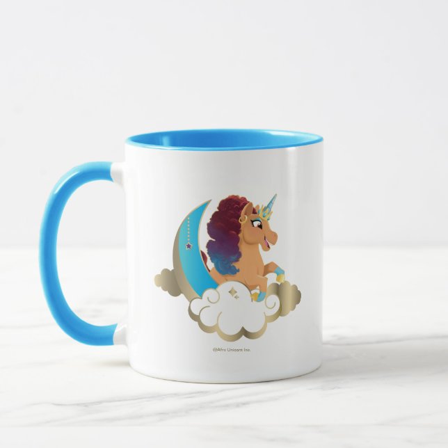 Taza Divino el Unicornio | Luna y Nubes (Izquierda)
