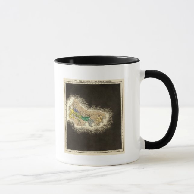Taza División del Imperio Romano 395 AD (Derecha)