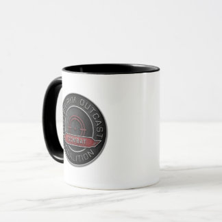 Taza División externa del combate del paria del borde