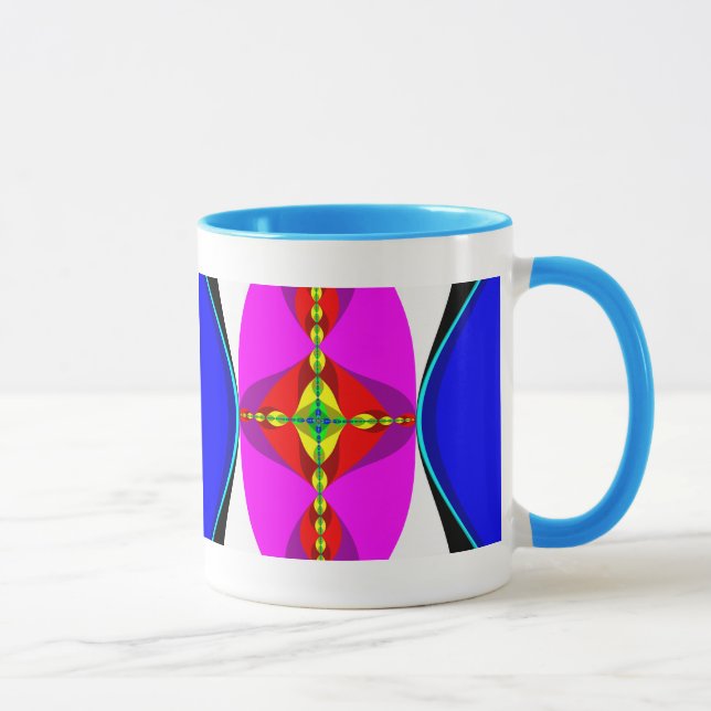 Taza DNA - Arte del fractal (Derecha)