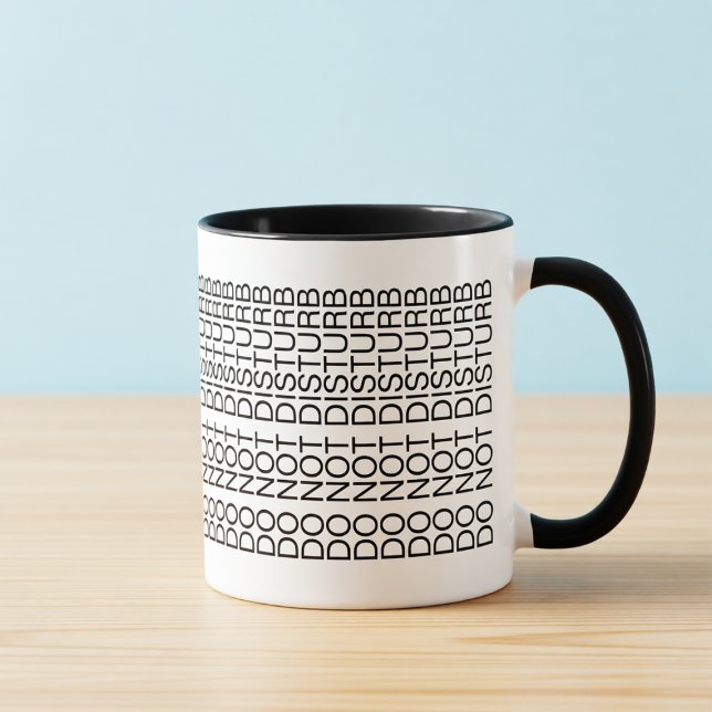 Taza Do Not Disturb Hidden Message Introvert Coffee Mug (Subido por el creador)