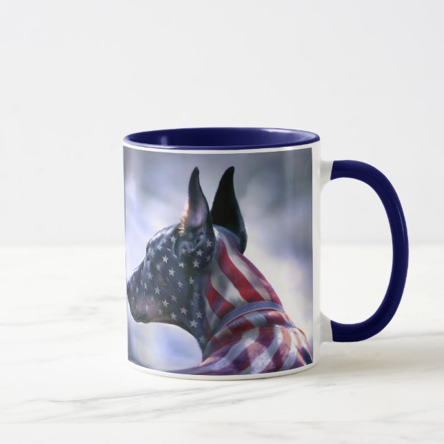 Taza Doberman americano del orgullo (Derecha)