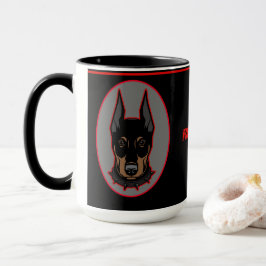 Taza Doberman Nombre Café Regalo Café Mug
