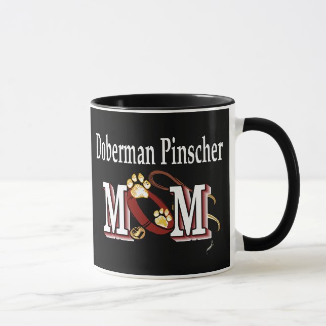Taza Doberman Pinscher Mom Mug (Derecha)