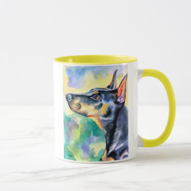 Taza Doberman Pinscher Mug (Derecha)