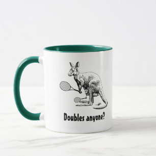 Taza ¿Doble a alguien? Tenis de Kangaroo