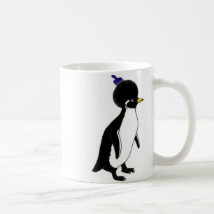 taza doble afro del pingüino