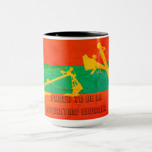 TAZA DOBLE COLOR DEL INGENIERO OPERATIVO DE LA CÁMARA D
