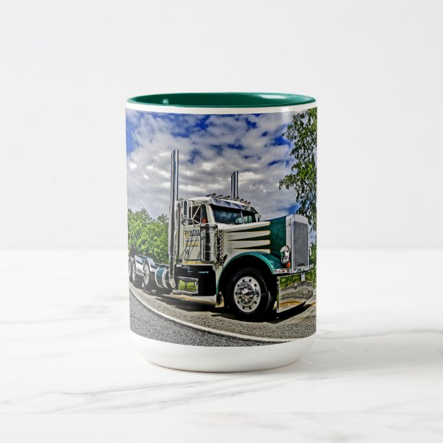 Taza doble de D Peterbilt 379 (Centro)