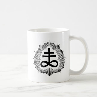 Taza doble del blanco de Sigil del azufre de
