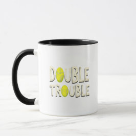 Taza Doble problema: divertidas pistas de tenis