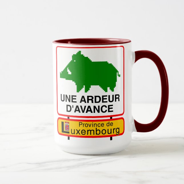Taza - doble Provincia de Luxemburgo (Derecha)