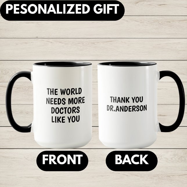 Taza Doctor Thank you Gift, Personalized Doctor (Subido por el creador)