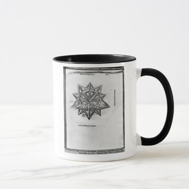 Taza Dodecahedron, de 'De Divina Proportione' (Derecha)