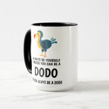 Dodo Citas Especiales De Dos Tones De Café Mug
