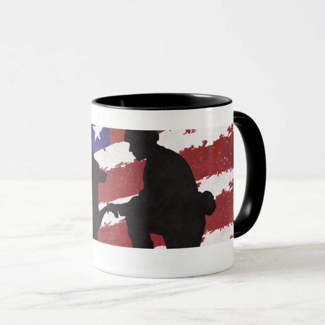 Taza DOF - Mug de bandera K9 (Anverso derecho)