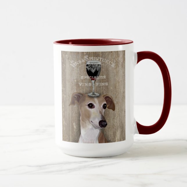 Taza Dog Au Vin Greyhound (Derecha)