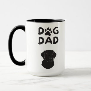 Taza  Dog Dad T-shirt   Funny Pet Lovers Tee 