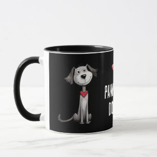 Taza Dog Dad Whimsical Fathers Day Paw-some