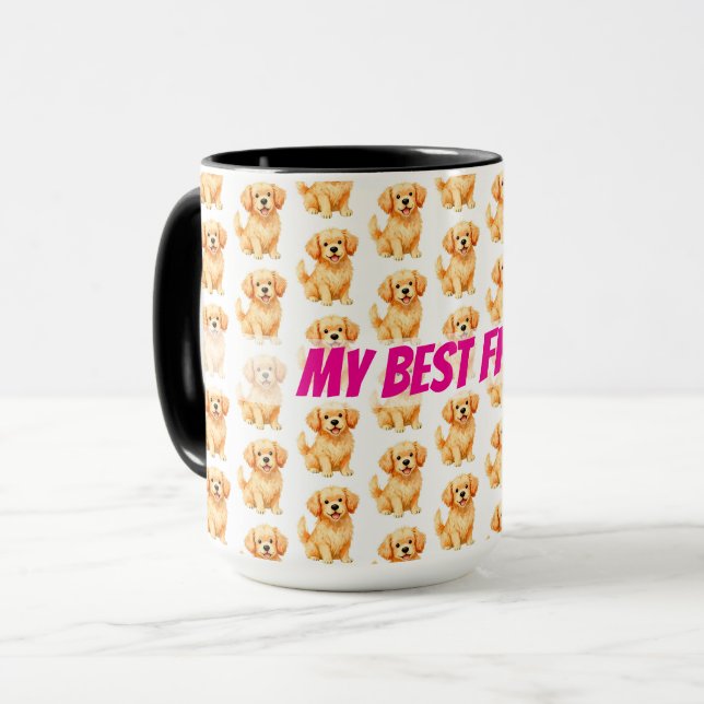 Taza Dog Grooming Personalized Luxury Modern Collection (Anverso izquierdo)