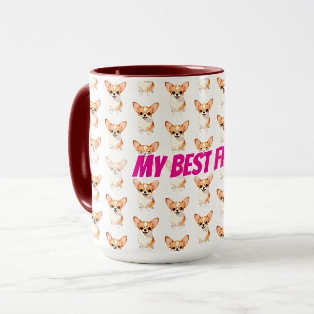 Taza Dog Grooming Personalized Luxury Trendy Collection (Anverso izquierdo)