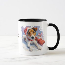 Taza Dog Lovers Christmas Coffee Mug