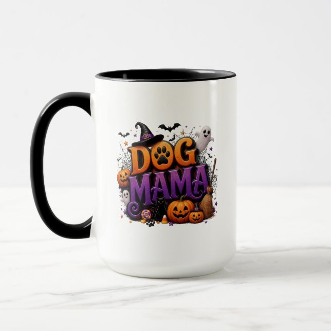 Taza Dog Mama Halloween (Izquierda)
