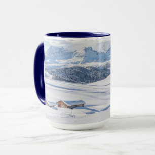 Taza Dolomías de Snowscape el   del retratamiento de la