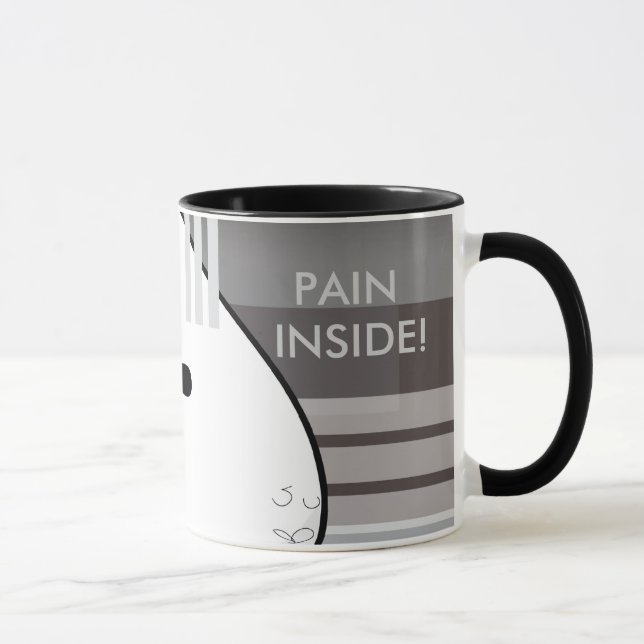 Taza ¡Dolor interior! (Derecha)