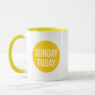 taza domingo hoy, Taza de café amarilla domingo ho