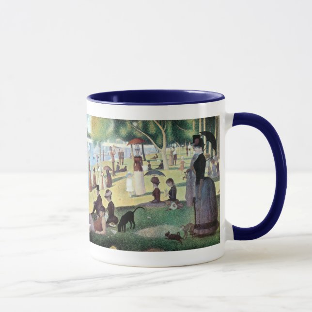 Taza Domingo por la tarde, Isla La Grande Jatte por Seu (Derecha)