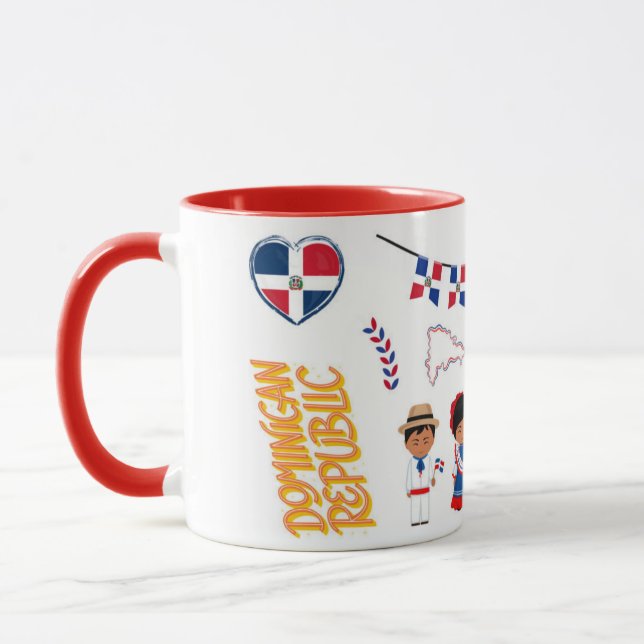 Taza Dominican Republic Travel Mug – Island Paradise A (Izquierda)