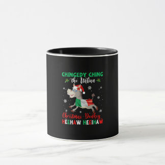 Taza Dominick Los Navidades Donkey-Italiano Donkey