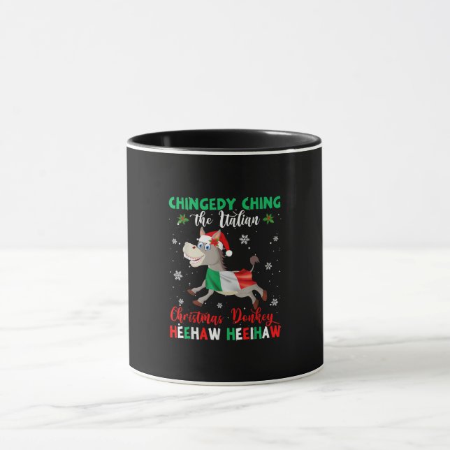 Taza Dominick Los Navidades Donkey-Italiano Donkey (Centro)