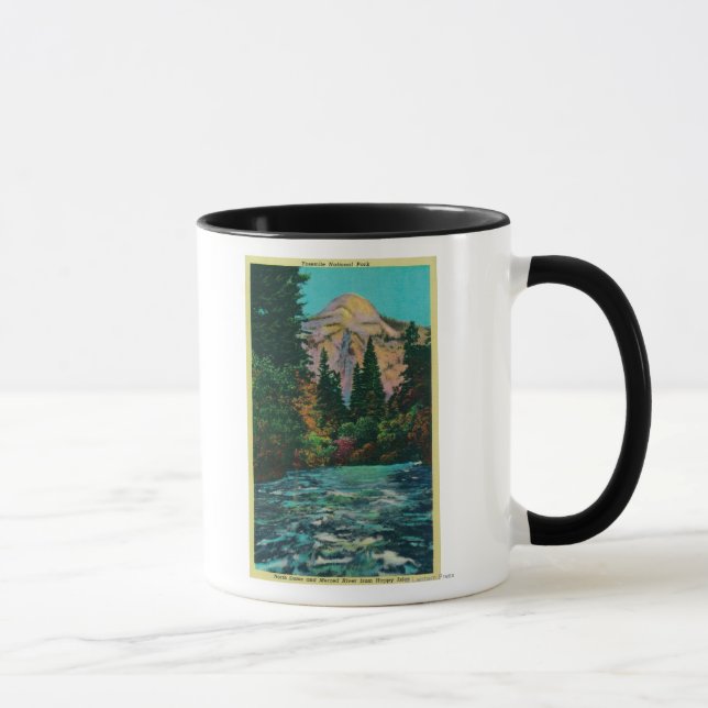 Taza Domo Norte y río Merced de islas felices (Derecha)