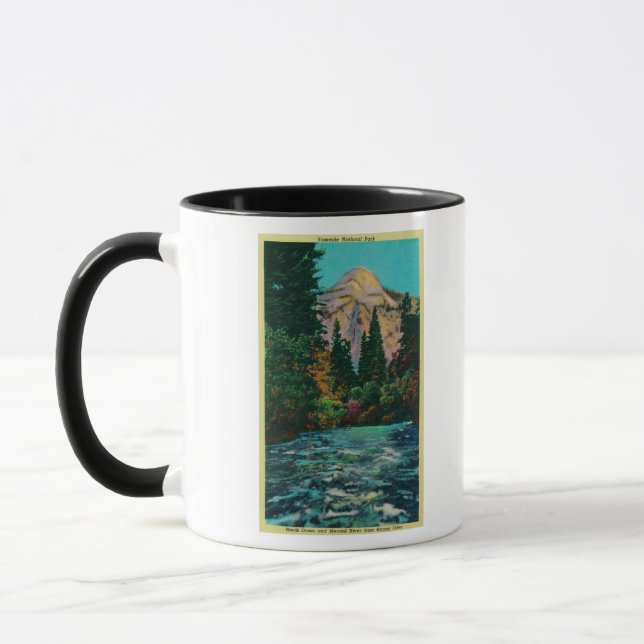 Taza Domo Norte y río Merced de islas felices (Izquierda)