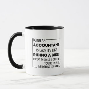 Taza don contable gracioso, ser contador es fácil